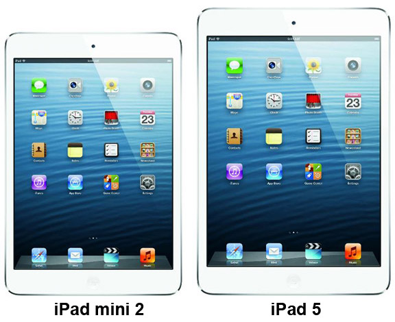 iPad mini 2 и iPad 5