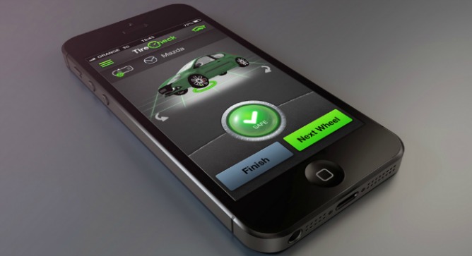 Это приложение позволяет проверять давление в шинах автомобиля с помощью iPhone