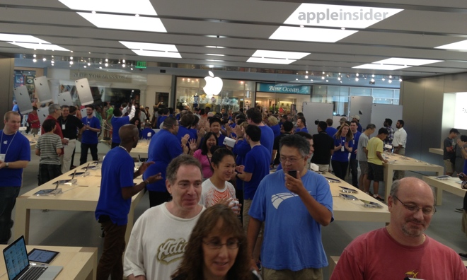 Доля магазинов Apple по продажам мобильных телефонов в США