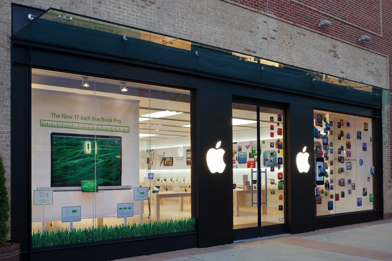 Открытие магазинов Apple утром в Черную пятницу