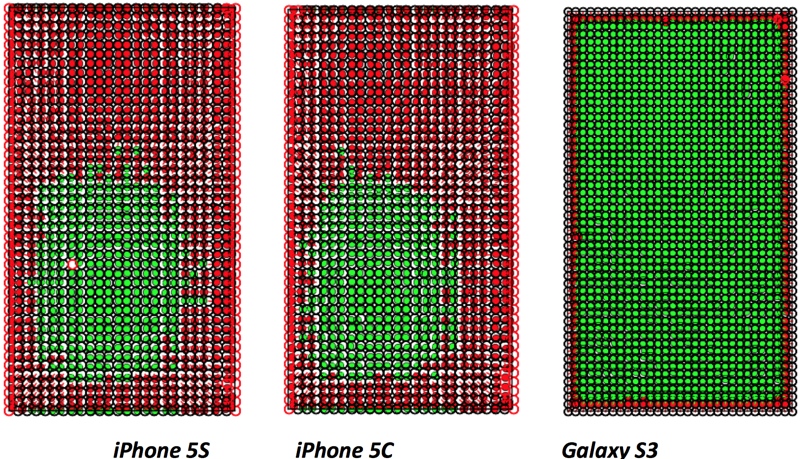 Неточный сенсорный экран на iPhone 5s/5c