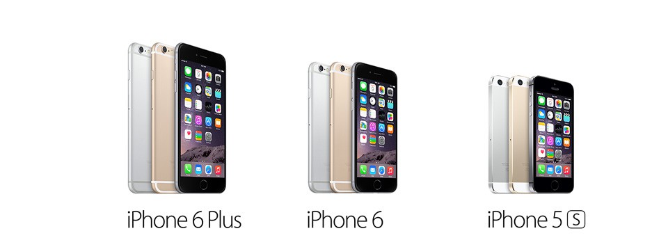 Характеристики iPhone 6 Plus, iPhone 6 и iPhone 5S