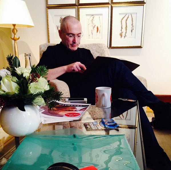 Ходорковский с iPad