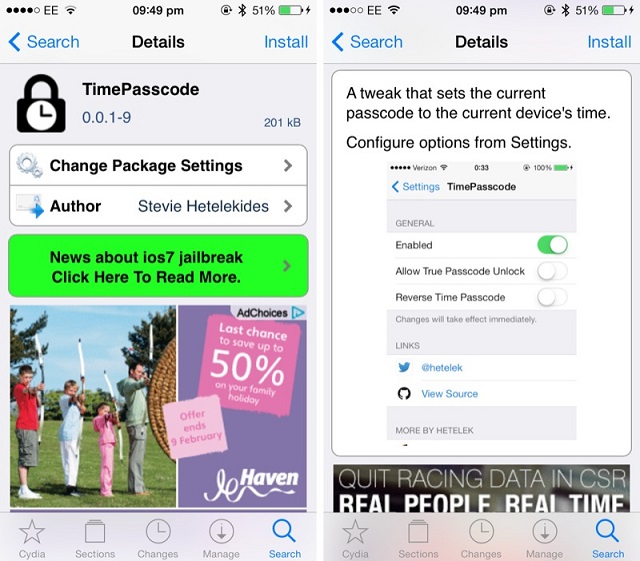 Твик TimePasscode сделает защиту вашего iPhone более оригинальной