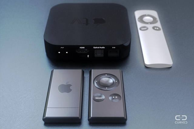 Дизайнеры из Curved создали концепт медиаплеера Apple TV Air