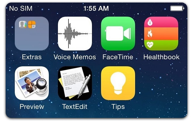 iOS 8: скриншоты приложений TextEdit, Preview и Healthbook (слух)