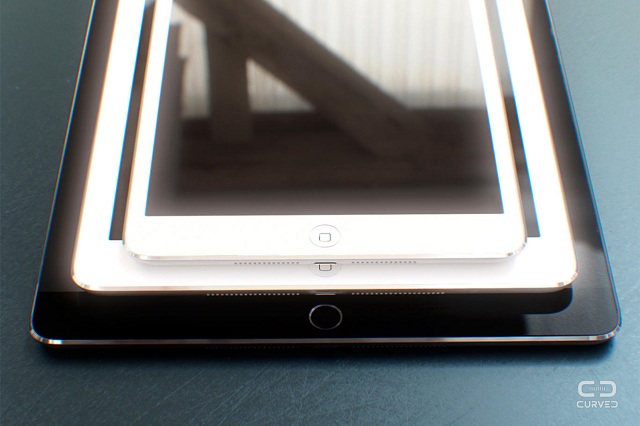 Концепт iPad Pro с 12,9-дюймовым 4K-дисплеем от Curved