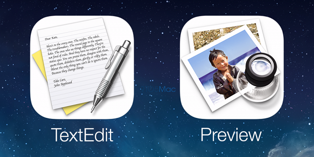 iOS 8 получит приложения TextEdit и Просмотр из OS X