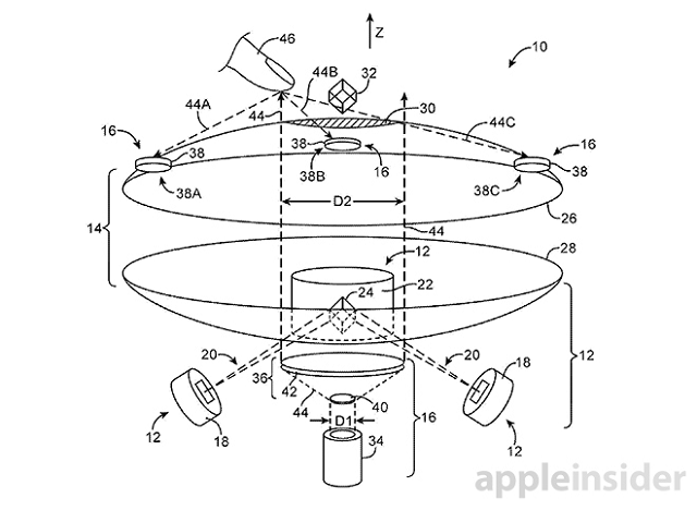 В планах Apple создание голографического дисплея