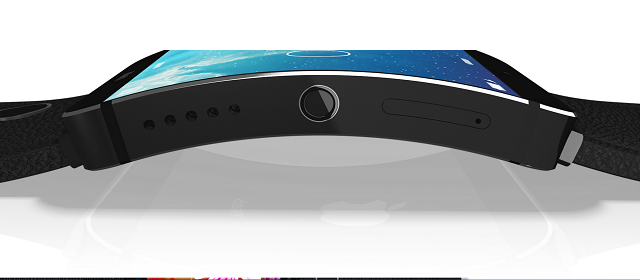 Концепт iWatch с изогнутым дисплеем