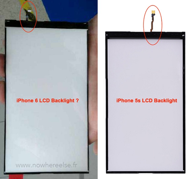 Опубликованы фотографии панели подсветки iPhone 6