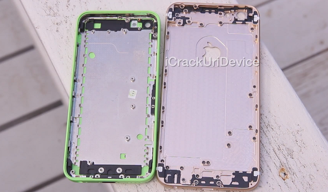 Корпус 4,7-дюймового iPhone 6 сравнили с корпусом iPhone 5s