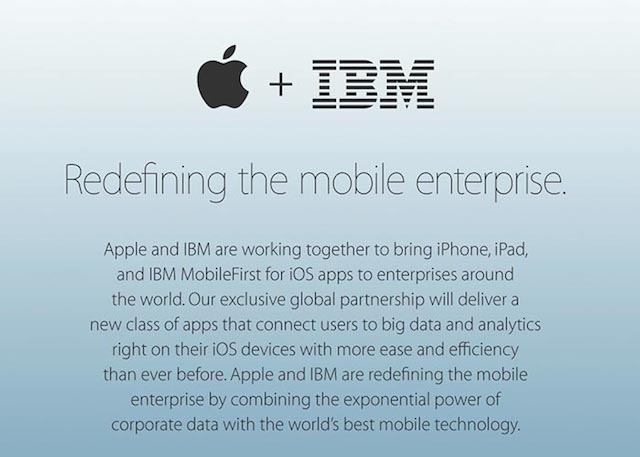 Сотрудничество Apple и IBM вышло на новый уровень