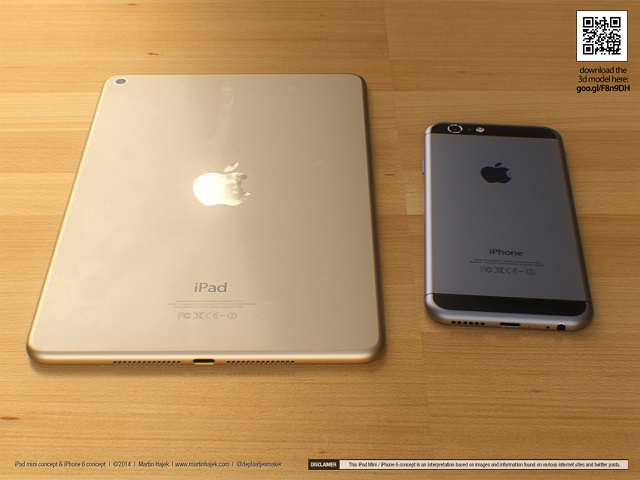 Дизайнер Мартин Хайек представил концепт iPad mini 3