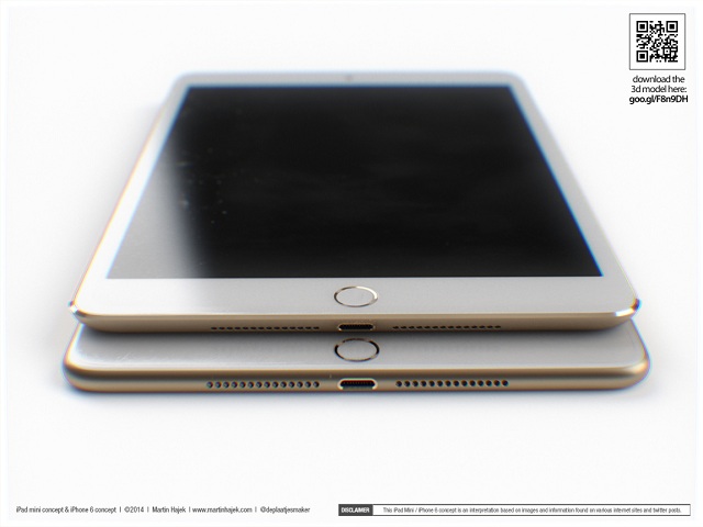 Дизайнер Мартин Хайек представил концепт iPad mini 3