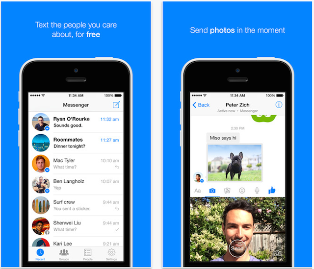 Facebook Messenger теперь доступен и для iPad