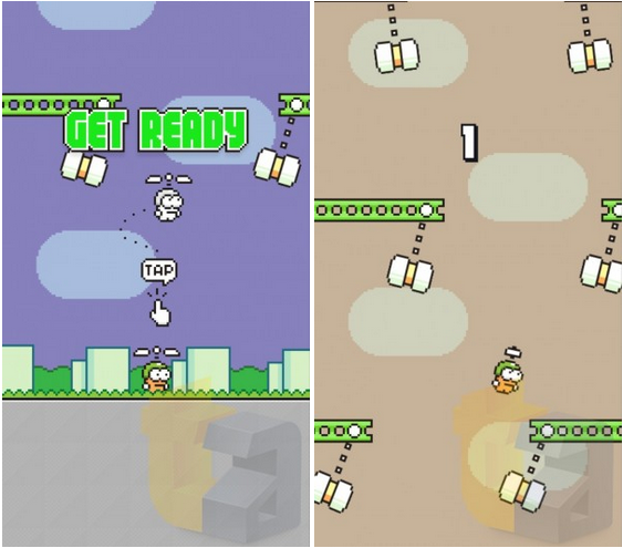 Swing Copters — новая игра от создателя Flappy Bird