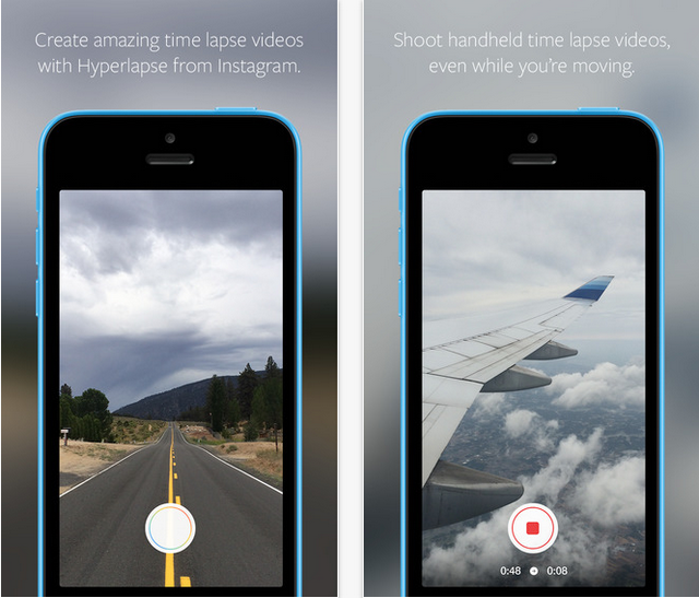 Hyperlapse — приложение от создателей Instagram для съемки таймлапс-видео