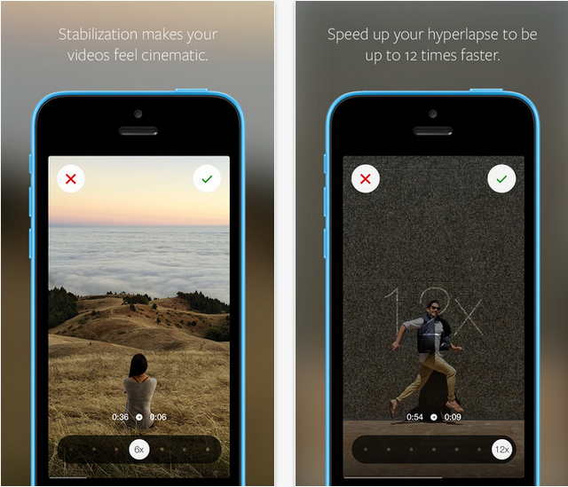 Hyperlapse — приложение от создателей Instagram для съемки таймлапс-видео