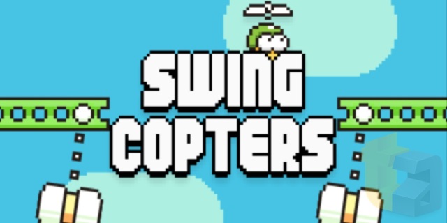 Swing Copters — новая игра от создателя Flappy Bird