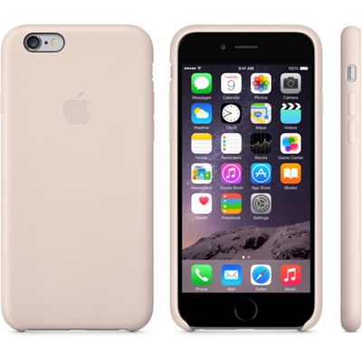 Бледно-розовый кожаный чехол для iPhone 6 и iPhone 6 Plus