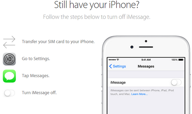 Как отключить номер телефона от iMessage при помощи нового сервиса Apple?