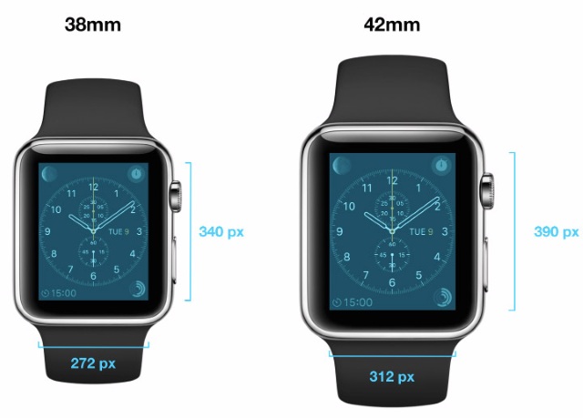 Apple Watch получат нестандартное разрешение дисплея
