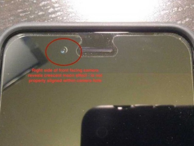 Фронтальная камера iPhone 6 может смещаться