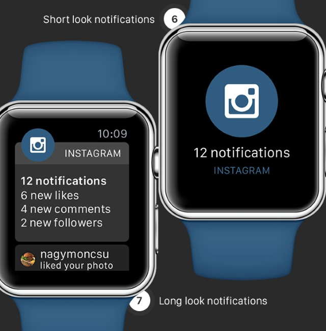 Как будет выглядеть Instagram на Apple Watch?