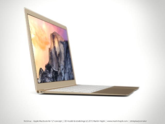 Концепт 12-дюймового MacBook Air от Мартина Хаека