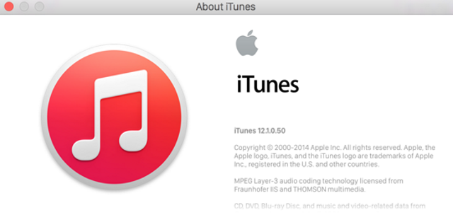 Apple обновила iTunes до версии 12.1
