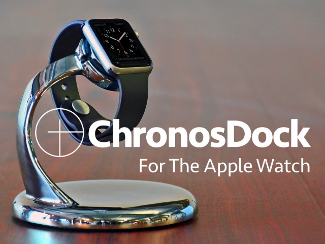 ChronosDock — стильная подставка с поддержкой беспроводной зарядки для Apple Watch