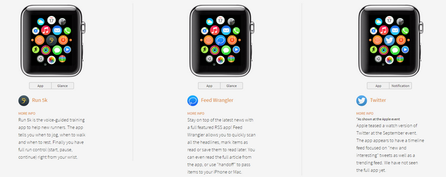 На работу приложений для Apple Watch можно посмотреть уже сейчас