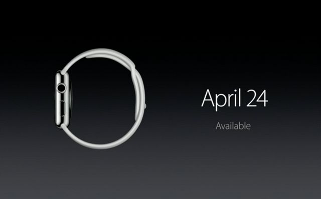 Apple Watch поступят в продажу 24 апреля