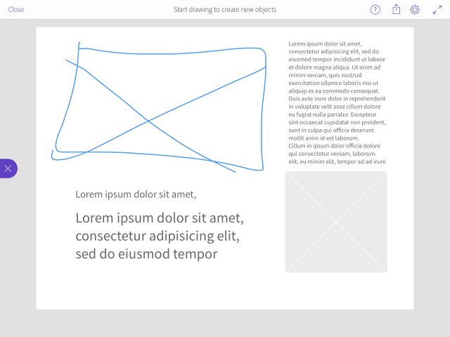 Adobe выпустила приложение для создания макетов для iPad