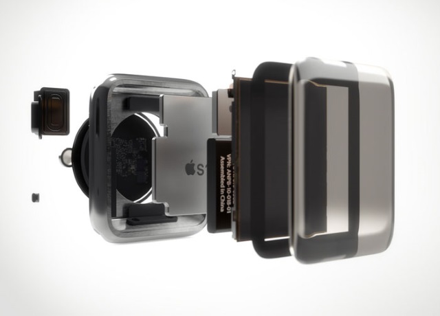 Высококачественная детализация компонентов Apple Watch от Мартина Хайека