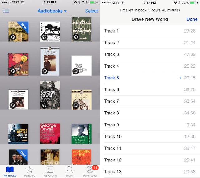 В iOS 8.4 Apple улучшила приложение iBooks
