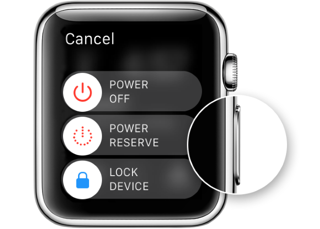 Как включить, выключить или перезагрузить Apple Watch?