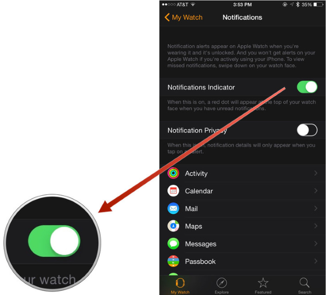 Как настроить уведомления на Apple Watch?