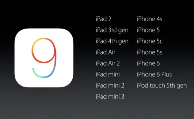 iOS 9 beta 1 доступна для загрузки зарегистрированным разработчикам