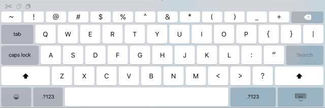 Клавиатура iOS 9 готова к iPad Pro