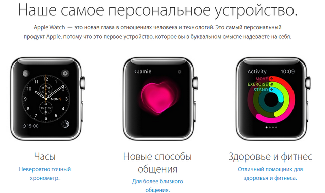 Официальные цены на Apple Watch в России