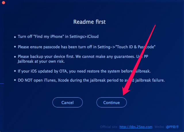 Как сделать джейлбрейк iPhone, iPad или iPod Touch под управлением iOS 8.4 на Mac?