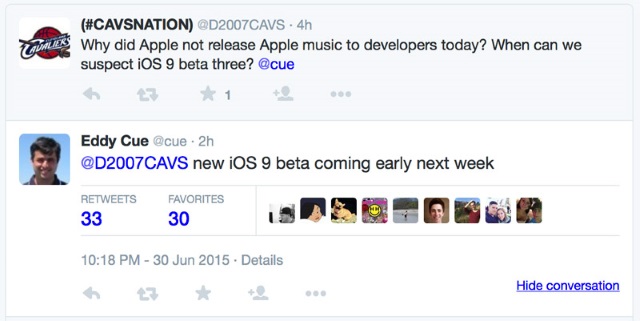 iOS 9 beta 3 с поддержкой Apple Music выйдет в начале следующей недели