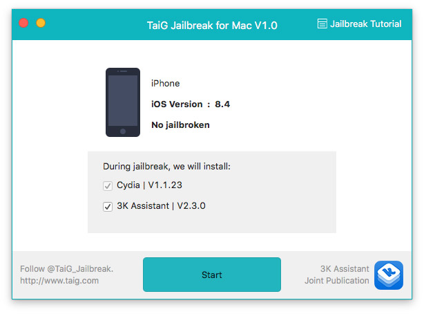 Как сделать джейлбрейк iPhone, iPad или iPod Touch под управлением iOS 8.4 на Mac?