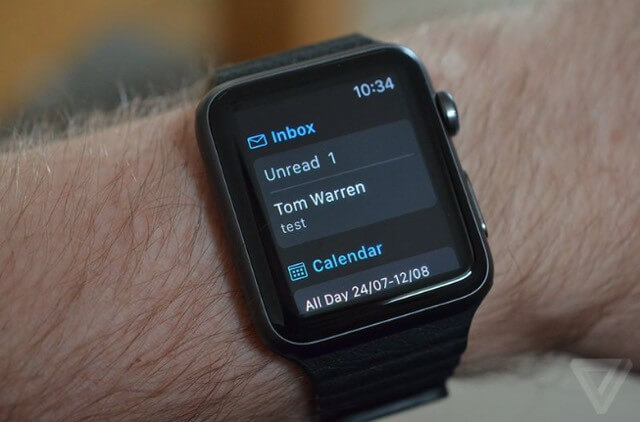 Microsoft Outlook и Wunderlist обзавелись поддержкой Apple Watch