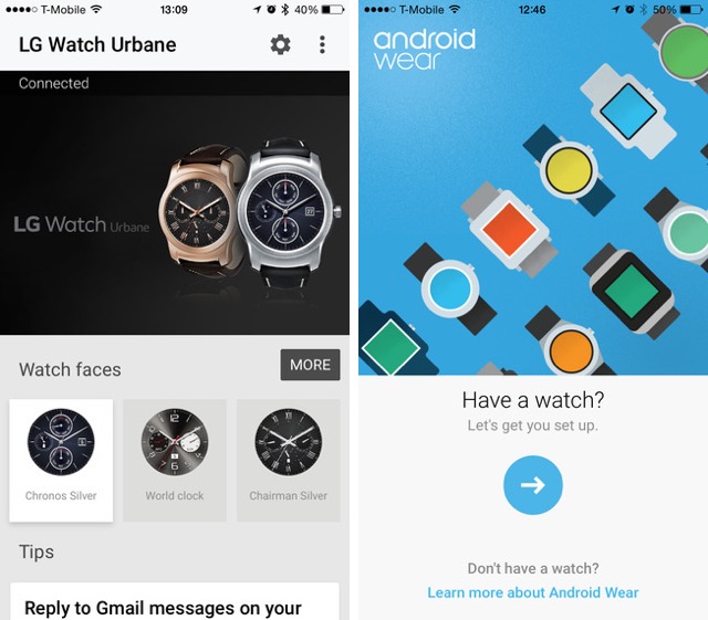 Cмартчасы на Android Wear обзавелись официальной поддержкой iOS
