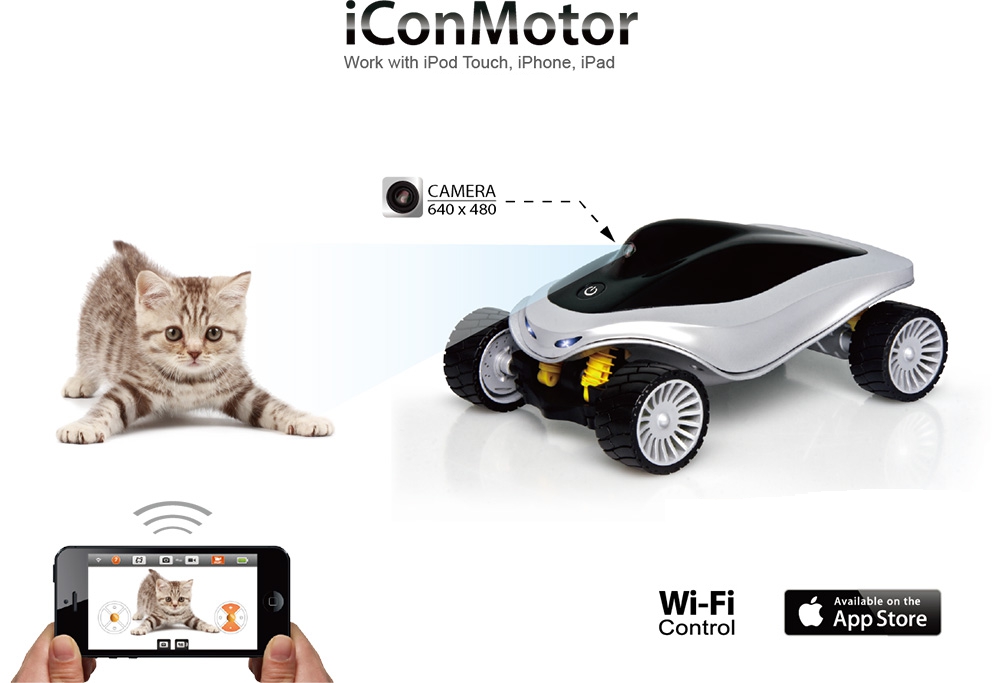iConMotor управляется с iPhone, iPad и iPod