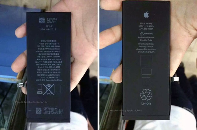 Емкость аккумулятора iPhone 6s Plus меньше, чем в iPhone 6 Plus