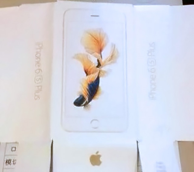 Упаковка iPhone 6s засветилась в Сети